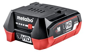 Metabo Werkzeug-Akku 12V, 4.0Ah, Li-Ionen/LiHD [4.0Ah] [48Wh] von LumaTech