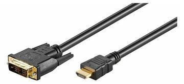 MicroConnect Adapterkabel - HDMI männlich zu DVI-D männlich von LumaTech