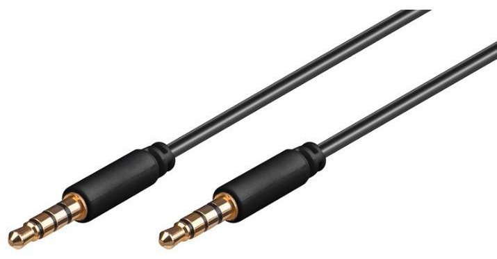 MicroConnect Audiokabel - 4-poliger Mini-Stecker männlich zu 4-poliger Mini-Stecker männlich von LumaTech