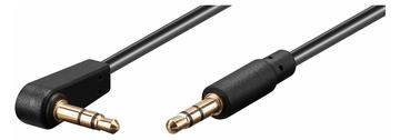MicroConnect Audiokabel - mini-phone stereo 3.5 mm männlich gewinkelt zu mini-phone stereo 3.5 mm männlich gerade von LumaTech