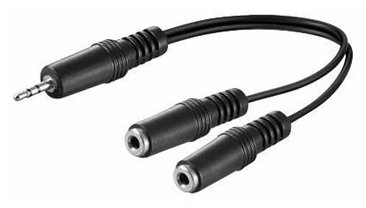 MicroConnect Audiokabel - Mono Mini-Stecker weiblich zu mini-phone stereo 3.5 mm männlich von LumaTech