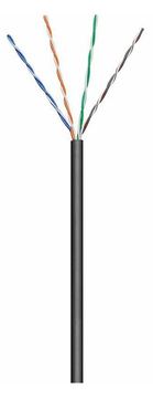 MicroConnect Bulkkabel - 100 m - UTP - CAT 5e - Schwarz von LumaTech