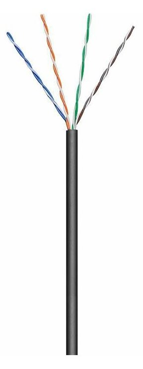 MicroConnect Bulkkabel - 100 m - UTP - CAT 5e - Schwarz