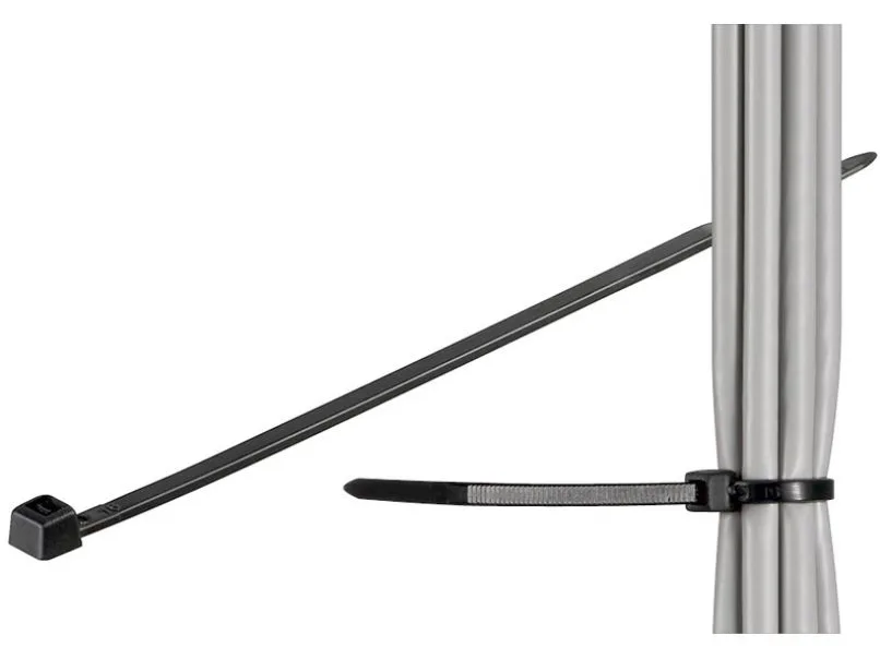 MicroConnect Kabelbinder - Schwarz - 20.3 cm (Packung mit 100), Ansicht 2