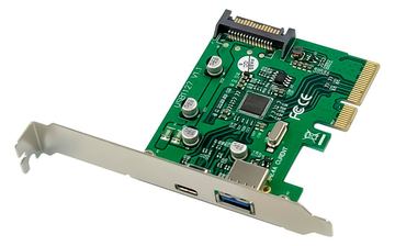 MicroConnect MC-PCIE-ASM1142-CA - PCIe - USB 3.2 Gen 1 (3.1 Gen 1) - PCIe 2.0 - Schwarz - PC - China von LumaTech