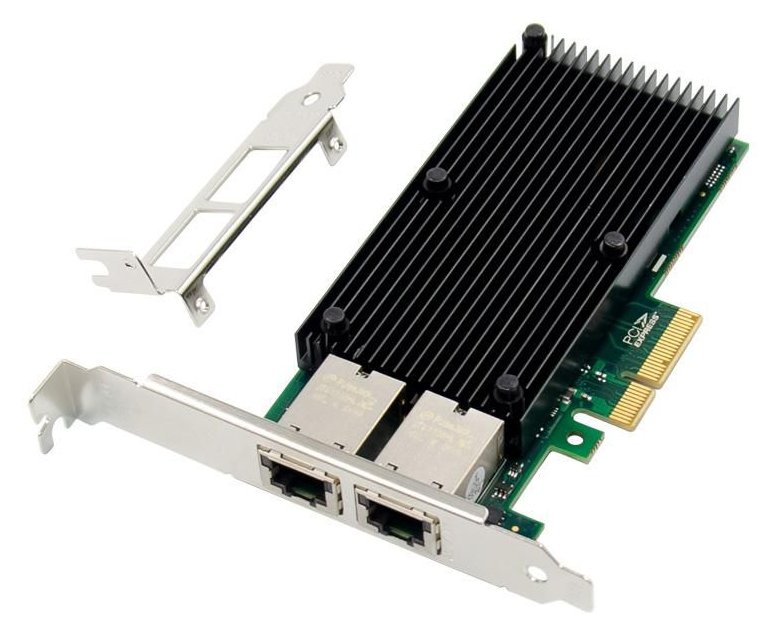 MicroConnect MC-PCIE-X550 - Eingebaut - Kabelgebunden - PCI Express - Ethernet - 10000 Mbit/s - Schwarz