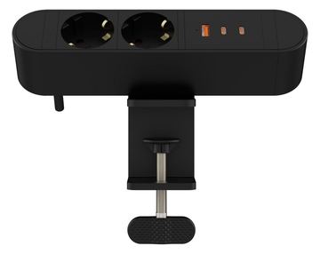 MicroConnect Multi Desktop Power Socket 2 Ways Schuko 1 x USB-A 2 - Steckdosenleiste von LumaTech