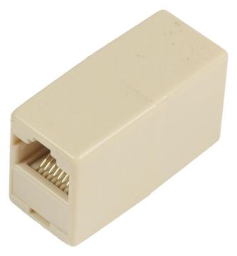 MicroConnect Netzwerkkoppler - RJ-45 (W) zu RJ-45 (W) - Beige von LumaTech