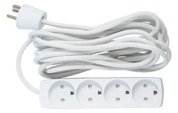 MicroConnect Steckdosenleiste - Wechselstrom 230 V - Eingabe, Eingang Typ K - Ausgangsanschlüsse: 4 (4 x Typ K) von LumaTech