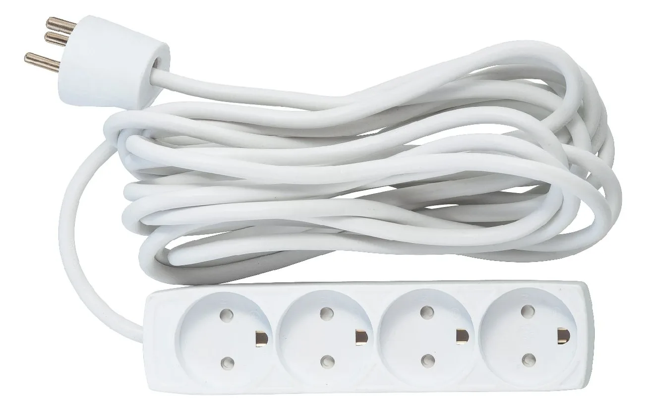 MicroConnect Steckdosenleiste - Wechselstrom 230 V - Eingabe, Eingang Typ K - Ausgangsanschlüsse: 4 (4 x Typ K), Ansicht 2