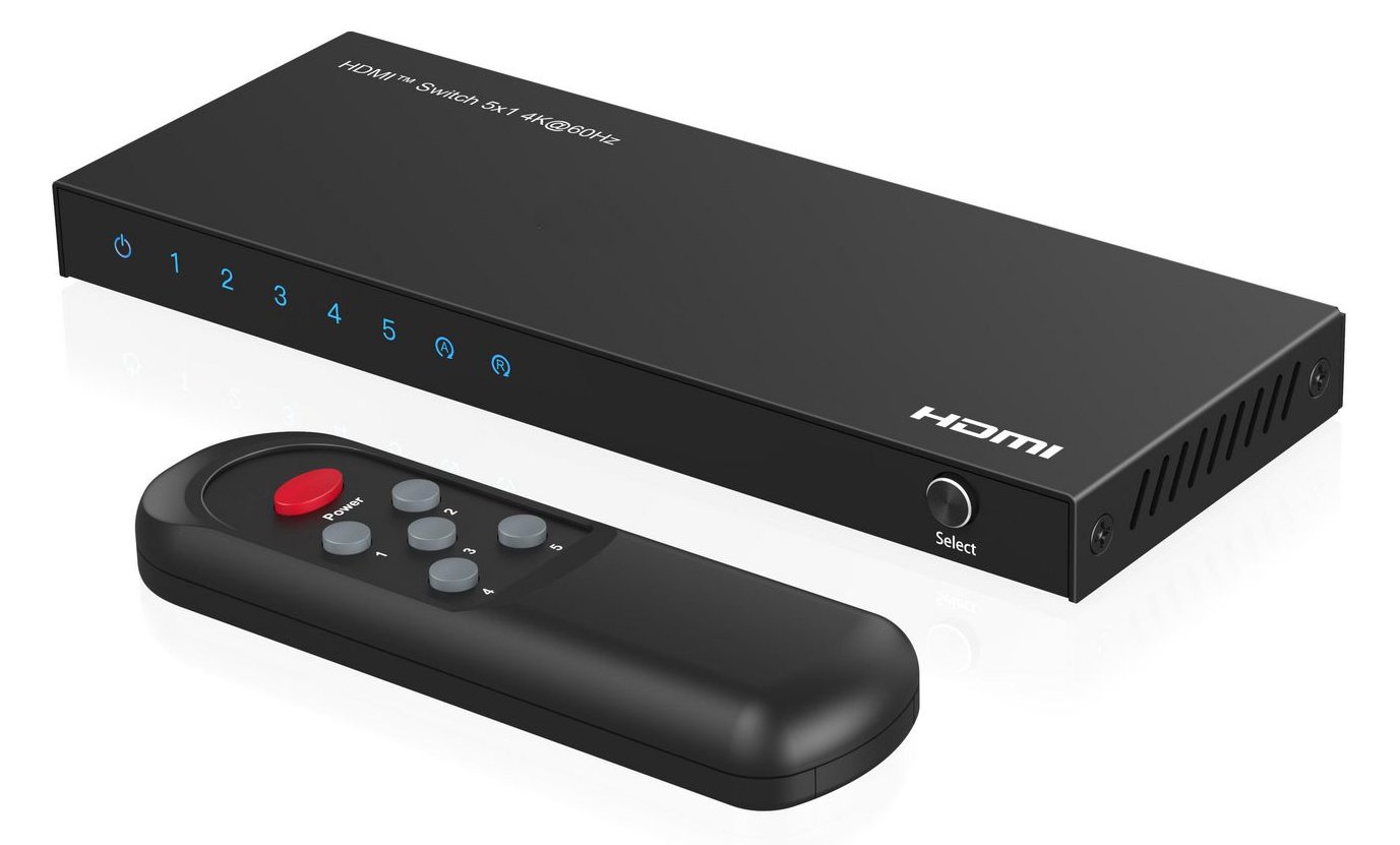 MicroConnect Switch - Fernbedienung - 5 x HDMI