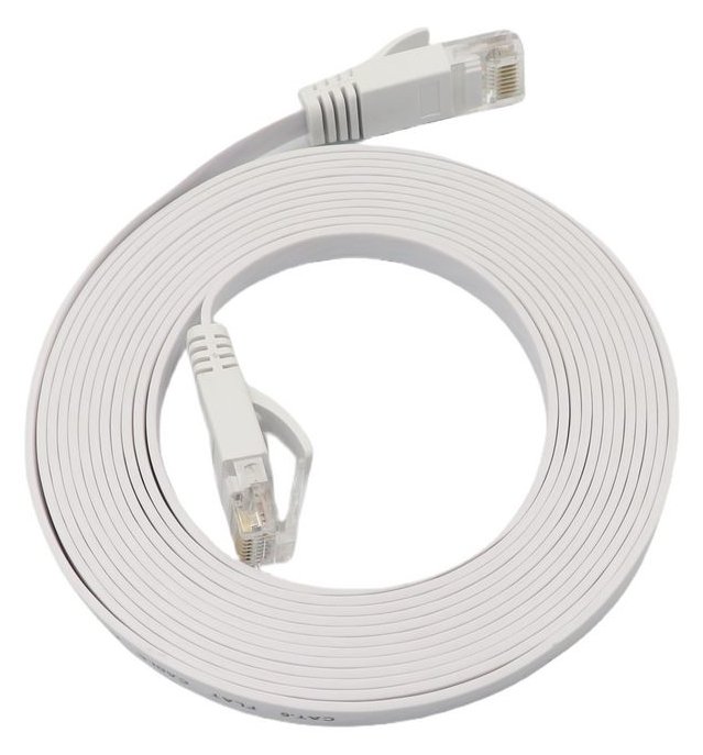 MicroConnect U/UTP CAT6A White Flat LSZH TPE Jacket - Kabel - Netzwerk