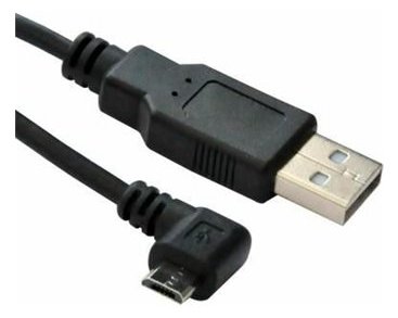 MicroConnect USBABMICRO3ANG - 3 m - Micro-USB B - USB A - 2.0 - 480 Mbit/s - Schwarz