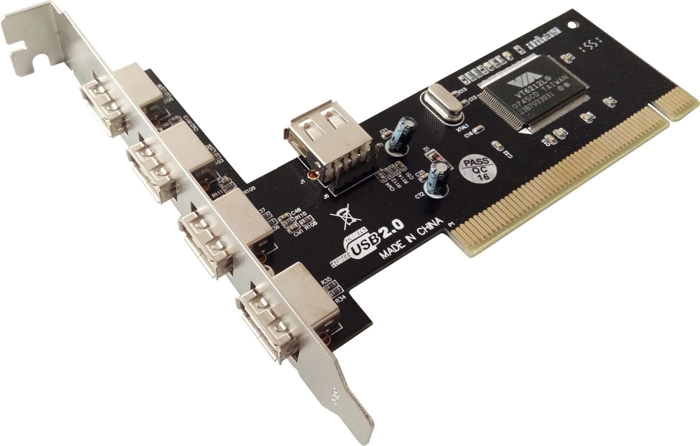 MicroConnect USB-Adapter - PCI - USB 2.0 x