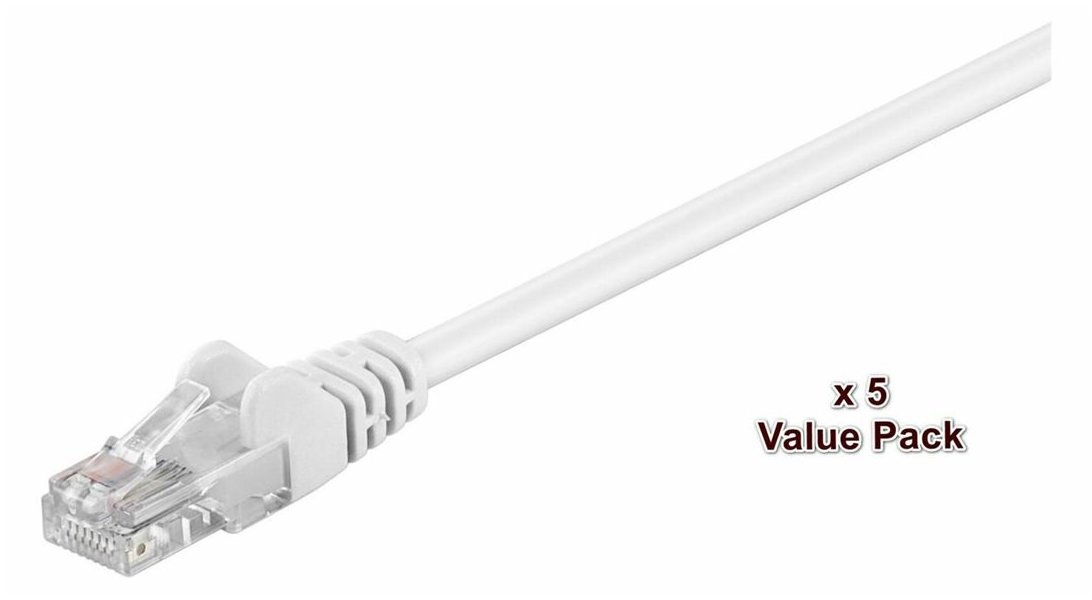 MicroConnect V-UTP515WVP 15m Cat5e U/UTP (UTP) Weiß Netzwerkkabel