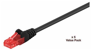 MicroConnect V-UTP615SVP 15m Cat6 U/UTP (UTP) Schwarz Netzwerkkabel von LumaTech