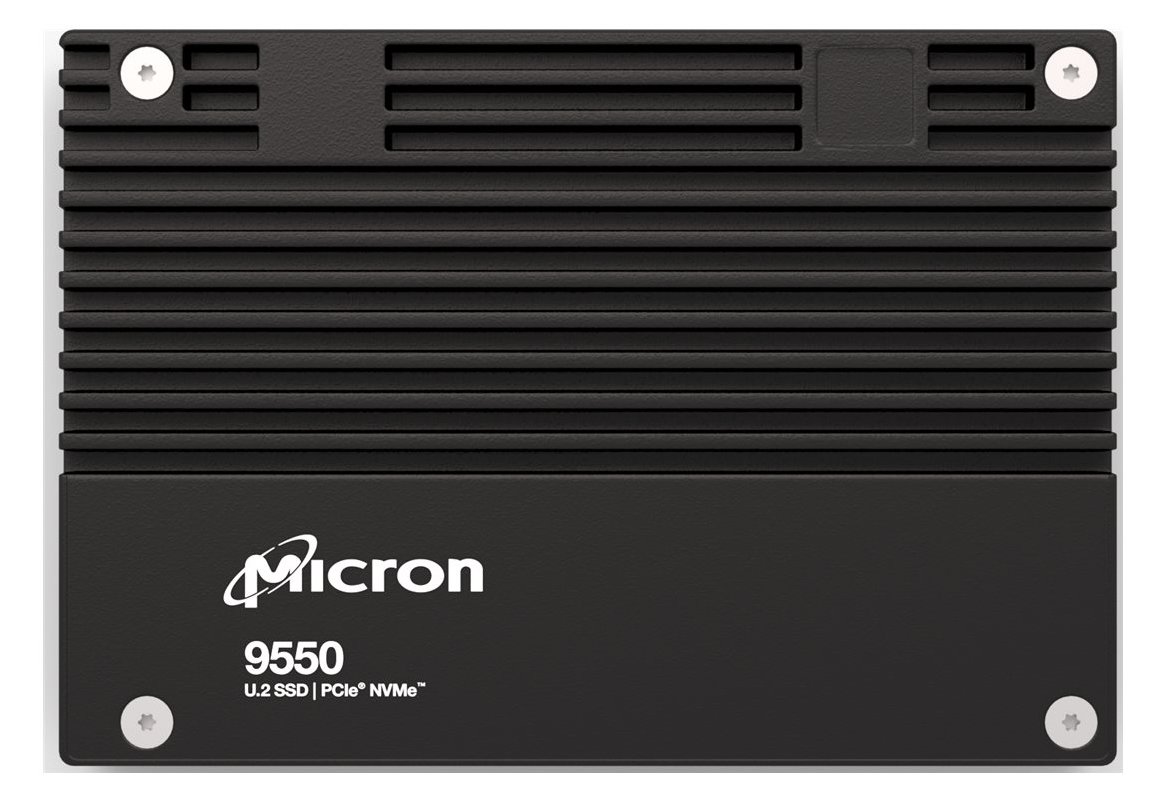 Micron 9550 PRO - SSD - Enterprise, Read Intensive - verschlüsselt - 3.84 TB - intern - 2.5 (6.4 cm)