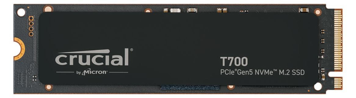 Micron Crucial T700 - SSD - verschlüsselt - 4 TB - intern - PCI Express 5.0 (NVMe)
