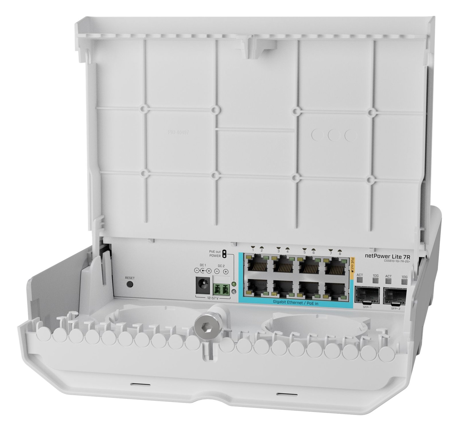 MikroTik netPower Lite 7R - Switch - 7 x 10/100/1000 (passives/reverses PoE)