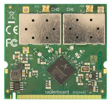 MikroTik R52HN - Eingebaut - Kabellos - Mini PCI - WLAN - 300 Mbit/s - Grün von LumaTech