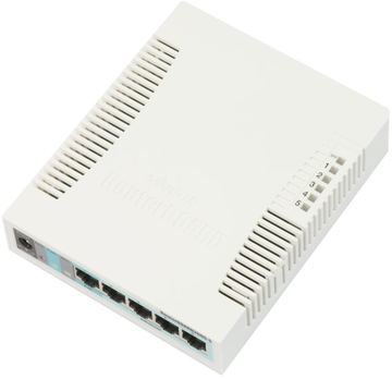 MikroTik RB260GS - Switch - managed - 1 x 10/100/1000 (PoE) von LumaTech
