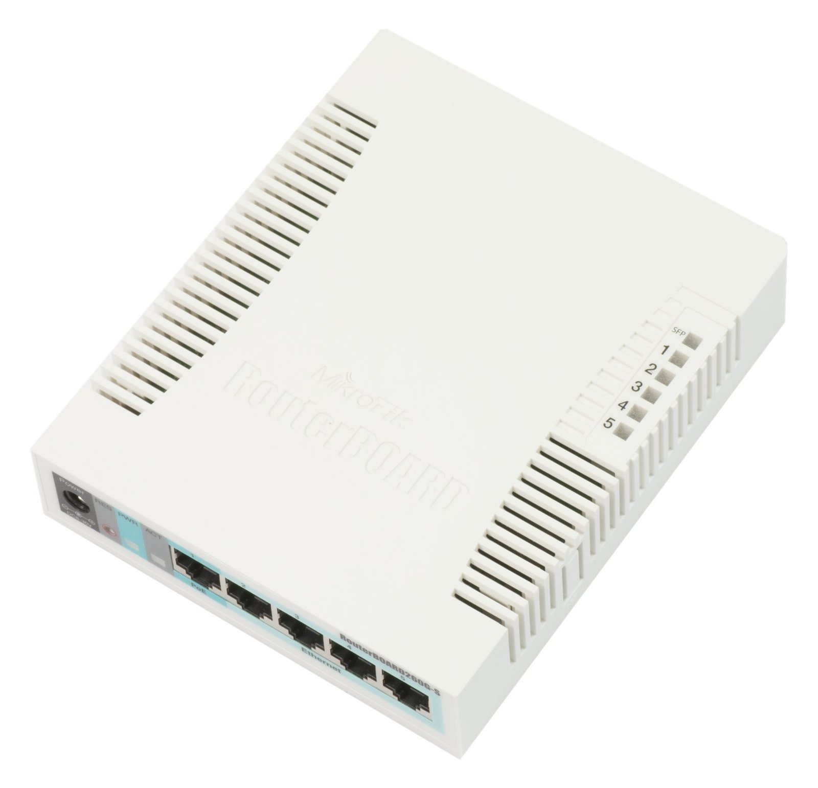 MikroTik RouterBOARD RB260GS - Switch - managed - 1 x 10/100/1000 (PoE)