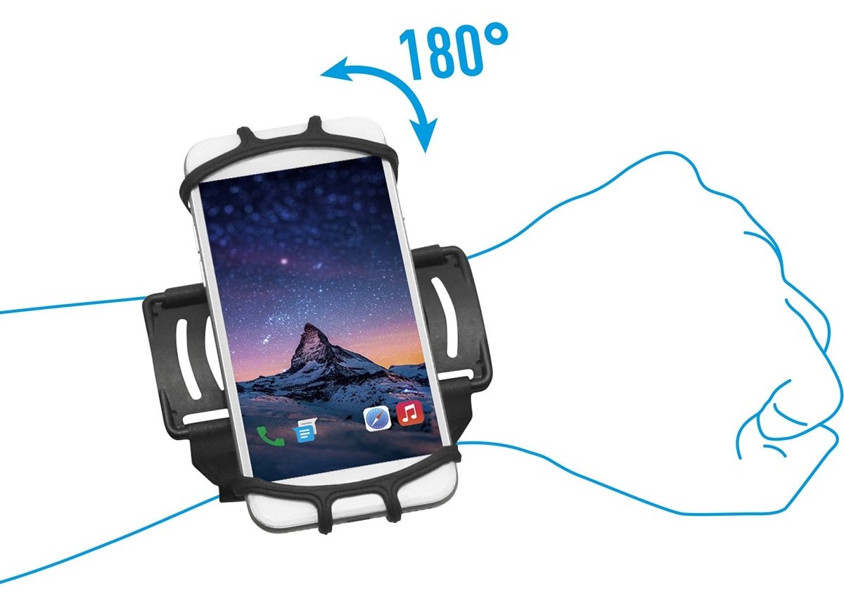 Mobilis Armband für Handy - von 4 Zoll bis 7 Zoll