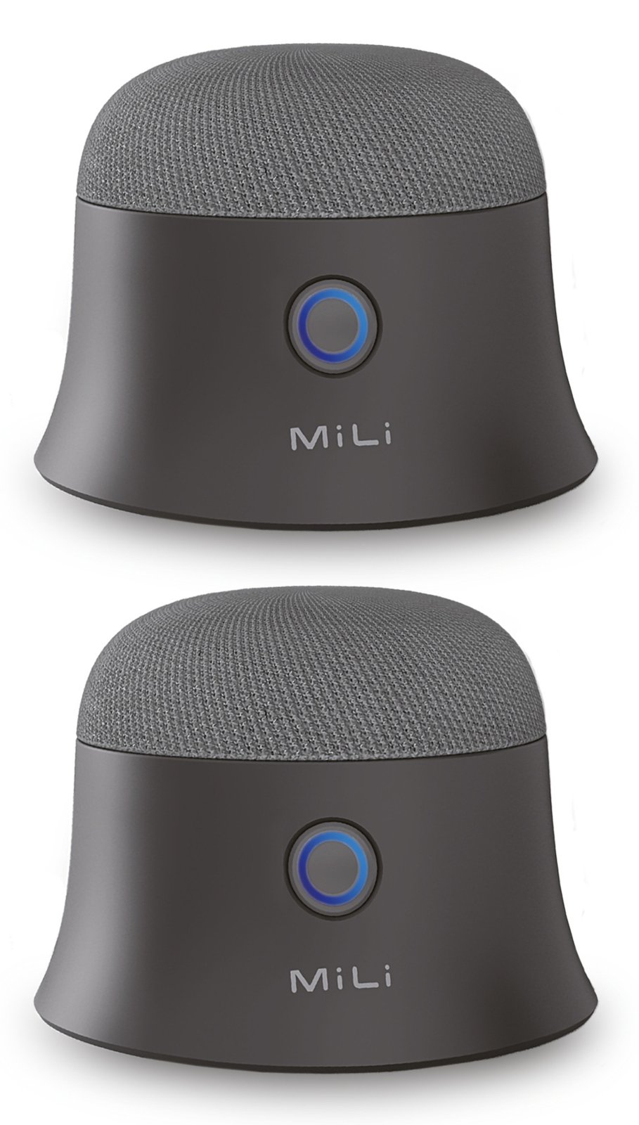 Ultron MiLi Mag-SoundMate - Lautsprecher - tragbar - kabellos - Bluetooth - 3 Watt - Schwarz (Packung mit 2)