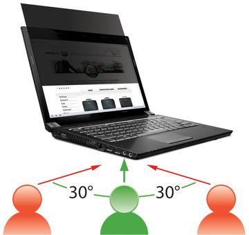 Mobilis Blickschutzfilter für Notebook - 39,6 cm Breitbild (15,6 Breitbild) von LumaTech