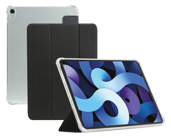 Mobilis EDGE - Flip-Hülle für Tablet - mit Folie und verstärkten Kanten - Schwarz - für Apple 11-inch iPad Pro (M4)