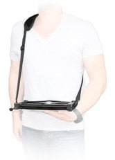 Mobilis ERGONOMIC SHOULDER STRAP . - Notebook - Schwarz - Karabinerhaken