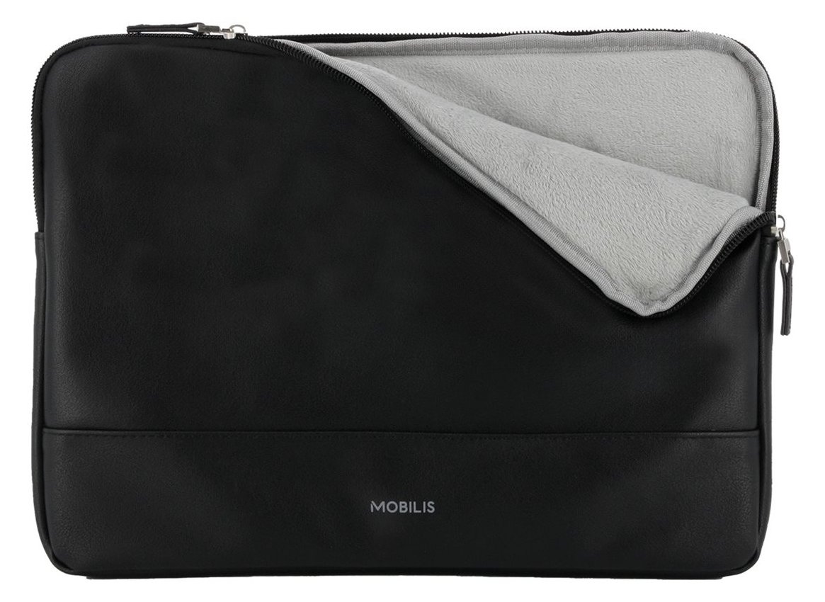 Mobilis Origine - Tasche für Laptop - Neopren-Schaum, PU-Imitationsleder - Schwarz (12.5 - 14)