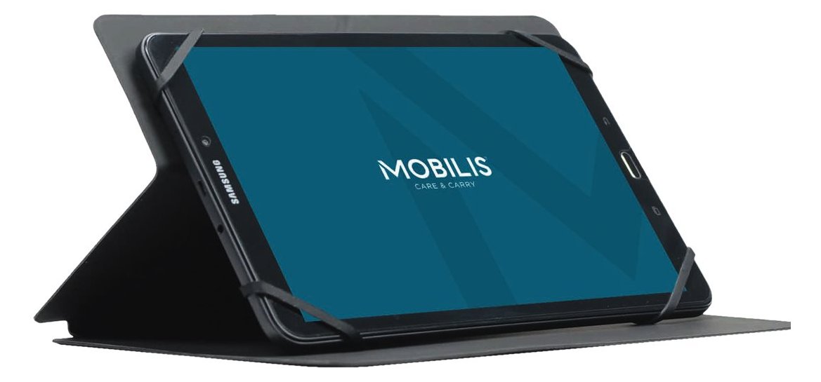 Mobilis Origine Universal - Flip-Hülle für Tablet - Schwarz (9 - 11)