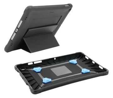 Mobilis PROTECH - Tablethülle - verstärkt, Ständer + Handschlaufe - Schwarz - für Apple 10.9-inch iPad (10. Gen) von LumaTech