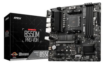 MSI B550M PRO-VDH - Motherboard - micro ATX - Socket AM4 - AMD B550 Chipsatz - USB-C Gen1, USB 3.2 Gen 1 - Gigabit LAN von LumaTech