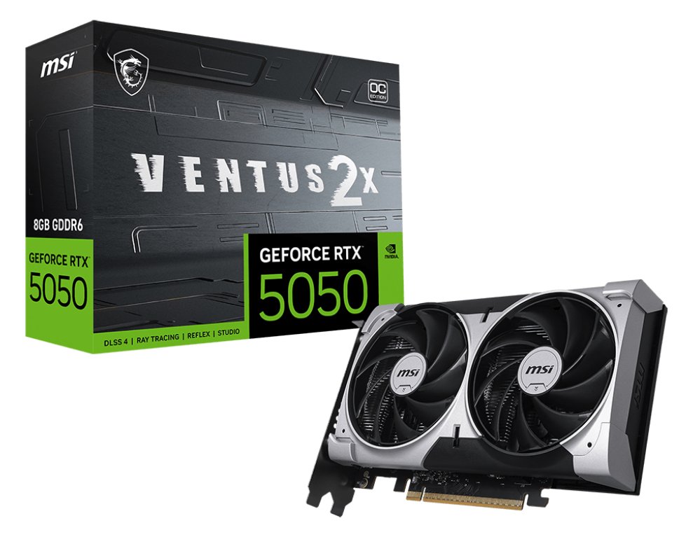 MSI GeForce RTX 5050 8G VENTUS 2X OC - Grafikkarten