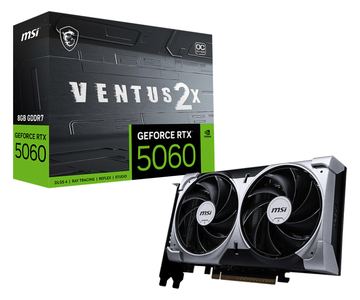 MSI GeForce RTX 5060 8G VENTUS 2X OC - Grafikkarten - silber von LumaTech