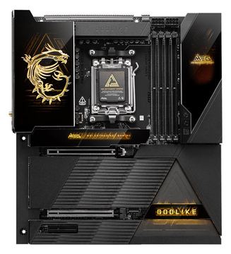 MSI MEG X870E GODLIKE - Motherboard - E-ATX - Socket AM5 - AMD X870E Chipsatz - USB-C 3.2 Gen 2x2, USB 3.2 Gen 2 von LumaTech