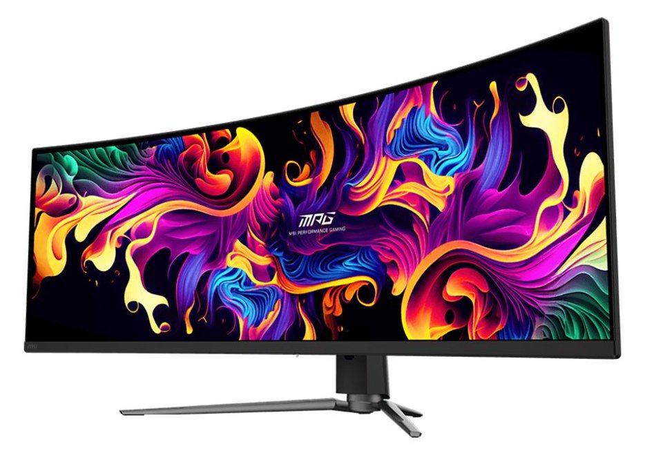 MSI MPG 491CQPXDE QD-OLED - OLED-Monitor - Gaming - gebogen - 124.5 cm (49)