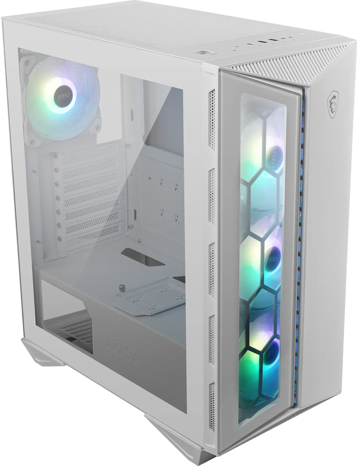 MSI MPG GUNGNIR 110R - Mid tower - ATX - Seitenteil mit Fenster (gehärtetes Glas), Ansicht 2