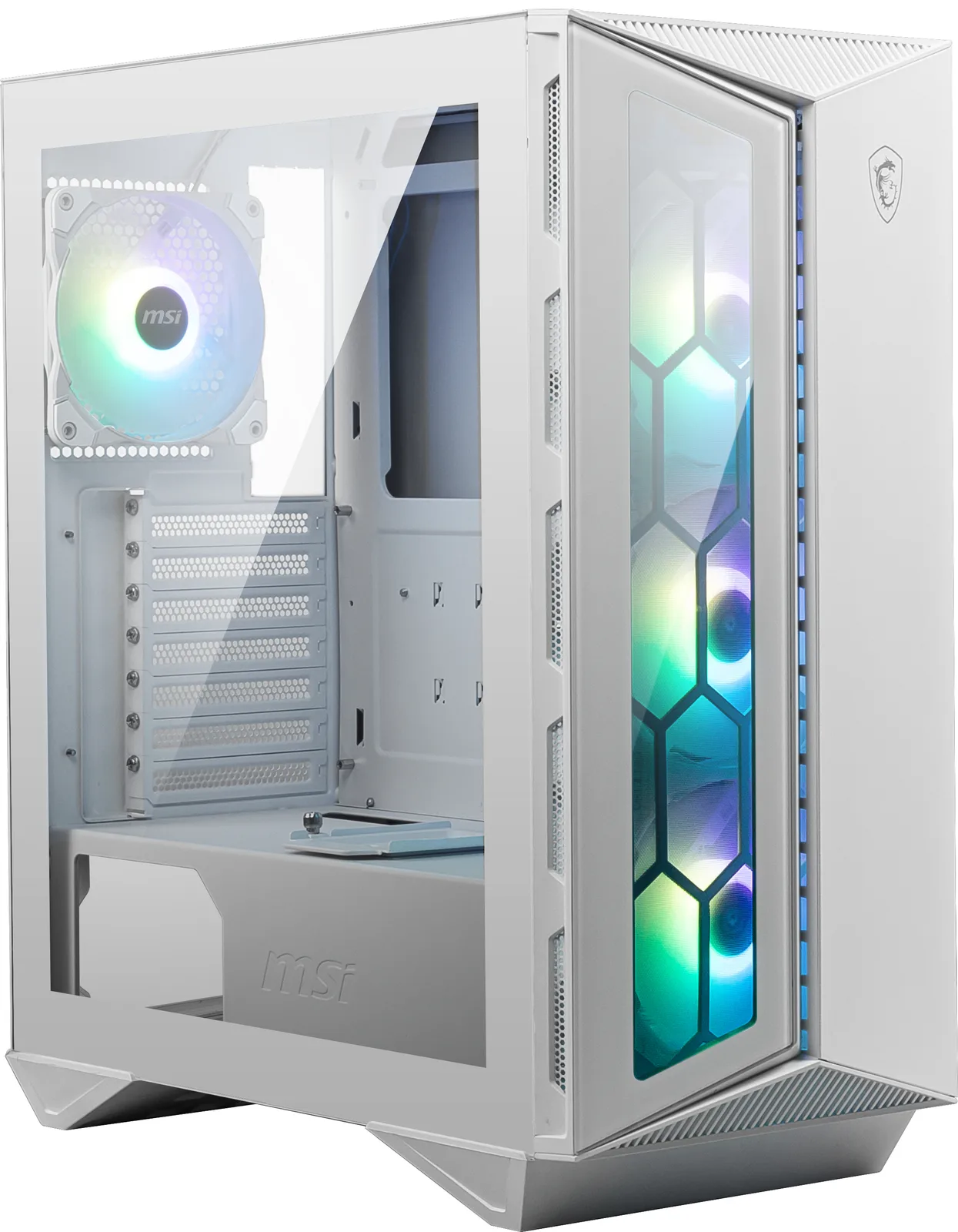 MSI MPG GUNGNIR 110R - Mid tower - ATX - Seitenteil mit Fenster (gehärtetes Glas), Ansicht 5
