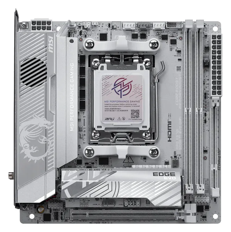 MSI MPG X870I EDGE TI EVO WIFI - Mainboard - ITX, Ansicht 3