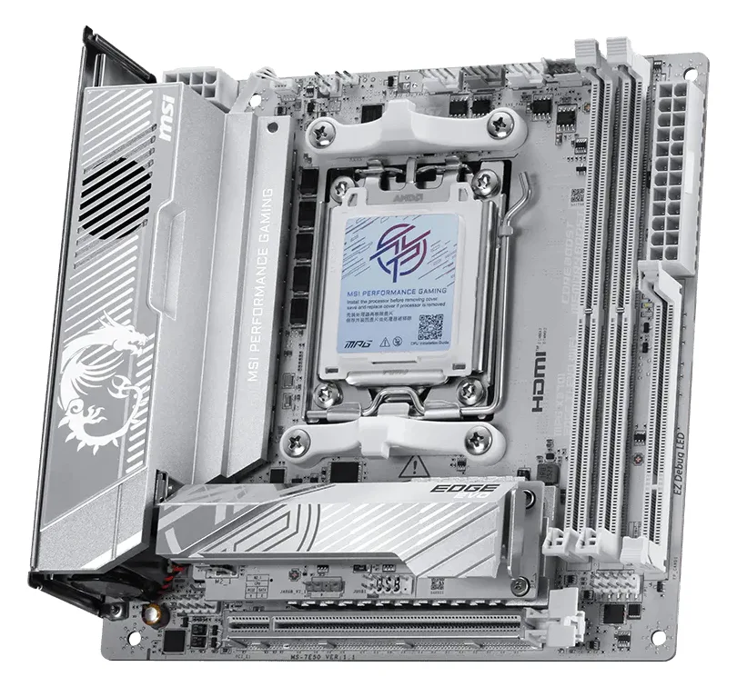 MSI MPG X870I EDGE TI EVO WIFI - Mainboard - ITX, Ansicht 4