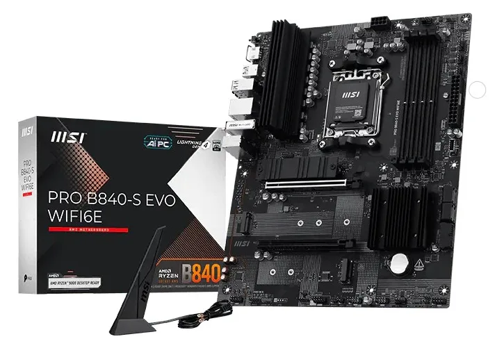 MSI PRO B840-S EVO WIFI6E - Mainboard - ATX, Ansicht 2