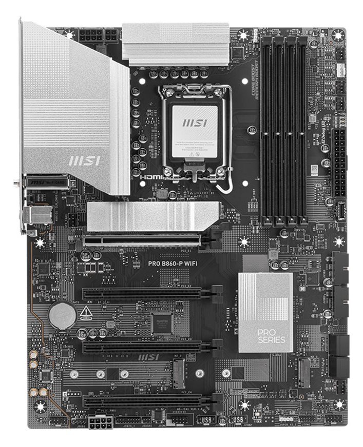 MSI PRO B860-P WIFI - Mainboard - ATX - LGA1851-Sockel - B860 Chipsatz - 5 Gigabit Ethernet, Wi-Fi 7