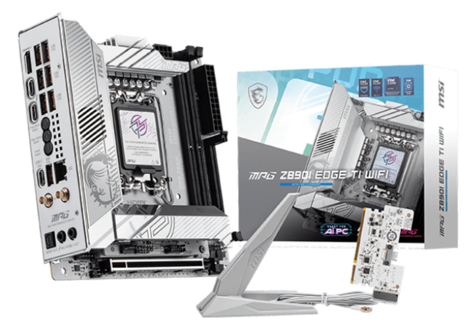 MSI MPG Z890I EDGE TI WIFI - Motherboard - Mini-ITX - LGA1851-Sockel - Z890 Chipsatz