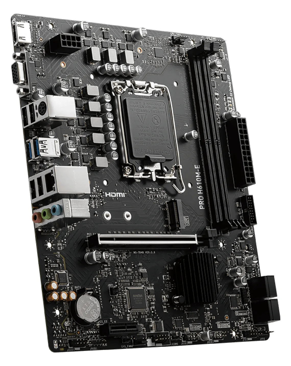 MSI PRO H610M-E - Motherboard - micro ATX - LGA1700-Sockel - H610 Chipsatz, Ansicht 5