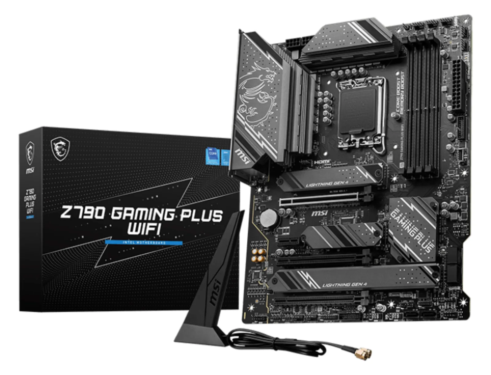 MSI Z790 Gaming Plus Wifi - Motherboard - ATX - LGA1700-Sockel - Z790 Chipsatz, Ansicht 2