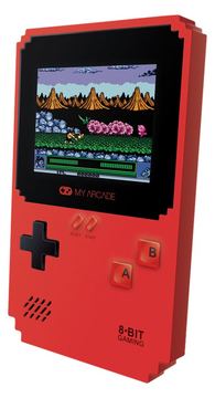 MyArcade My Arcade Pixel Classic - Schwarz - Rot - Mikro-USB - 3,5 mm - AAA - Alkali von LumaTech