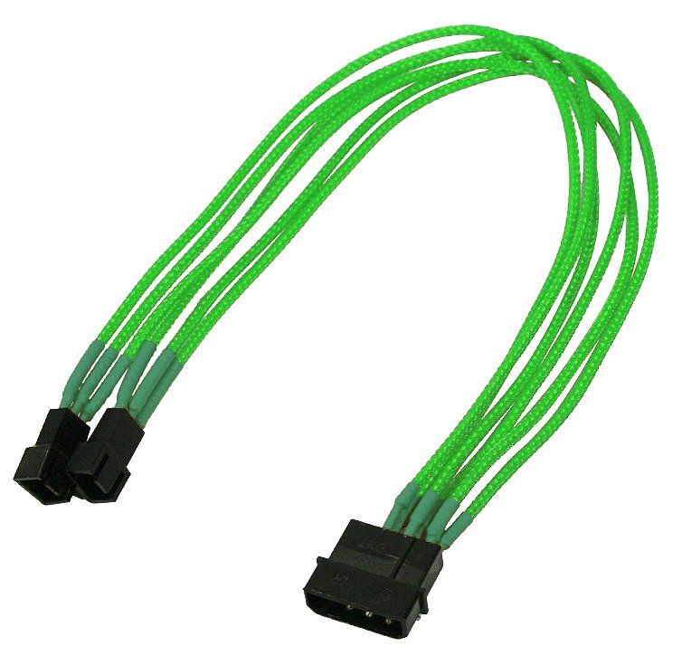 Nanoxia Netzteil für Lüfter - 3 PIN Internal Power (M)